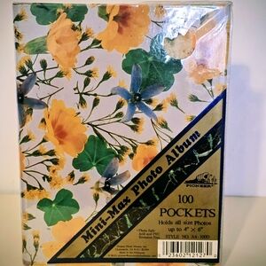 Floral Mini-Max Photo Album New